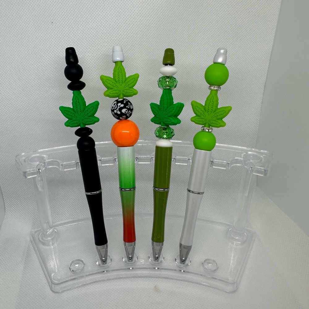 Beaded pens.
